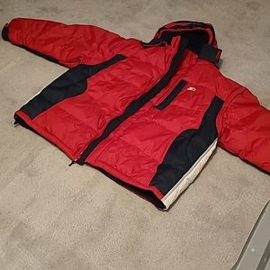 Reversible STARTER down-filled jacket/vest